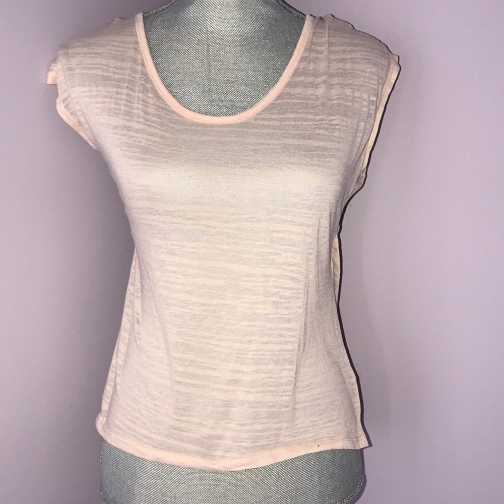 Pink see through shirt
